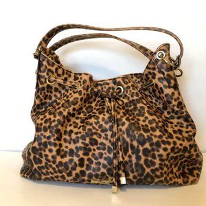 Like New Enzo Angiolini Leopard Print Shoulder Bag